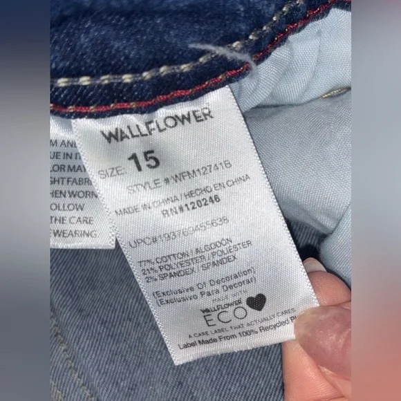 Wallflower Bootcut Jeans Size 15 - Picture 3 of 9